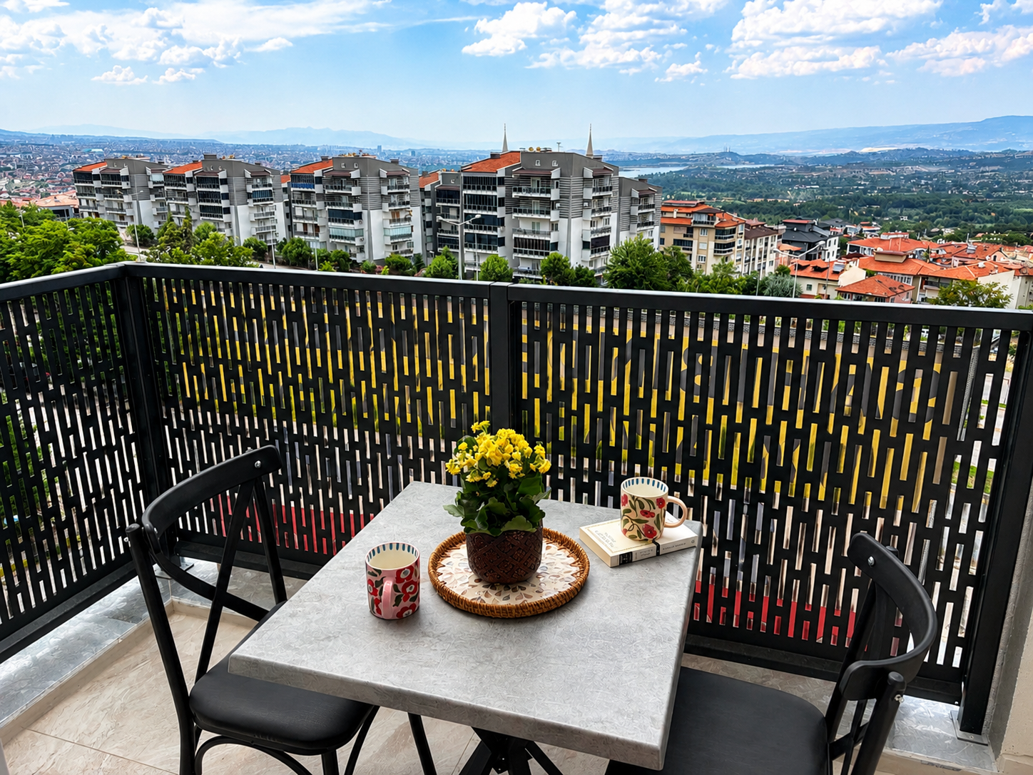 Manzaraya açılan balkonlar